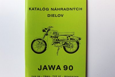 Katalog części zamiennych Jawa 90 - J.SŁOWACKI format A5, 62 stron
