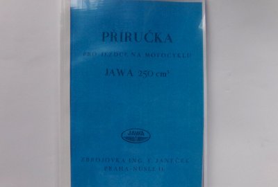 Podręcznik motocyklisty Jawa 250 Special - J.CZESKI, format A4, 104 strony
