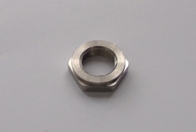 Nakrętka sworznia zębatki koła, M18x1,5mm, nierdzewna, Jawa 90