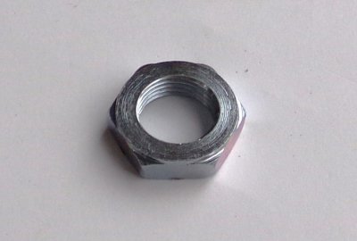 Nakrętka sworznia zębatki koła, M18x1,5mm, ocynk, Jawa 90