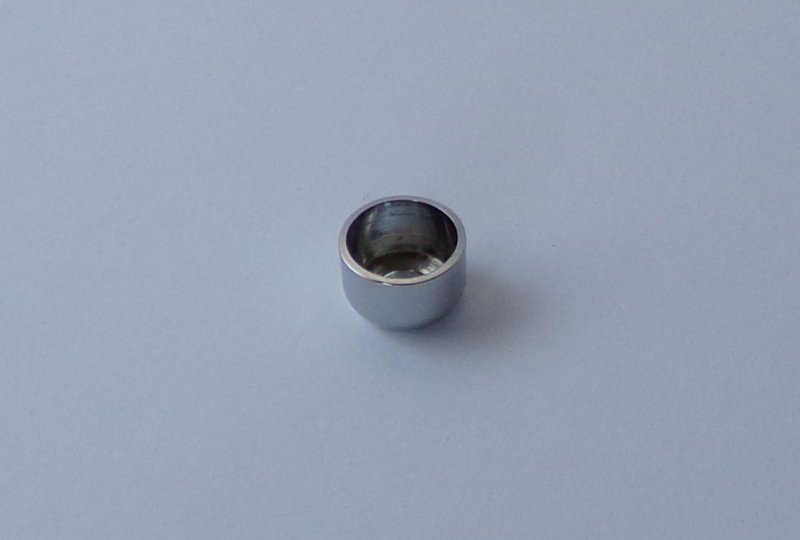 Podkładka dolnej śruby ramki lampy przedniej, 5 mm, chrom, Jawa, CZ-photo2