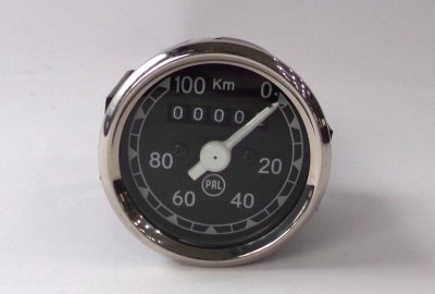 Licznik 0-100 km/h, cyferblat czarno-biały, PAL, CZ 125/150, CZ 501