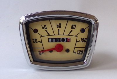 Licznik 0-120 km/h, Jawa 90, Mustang typ I