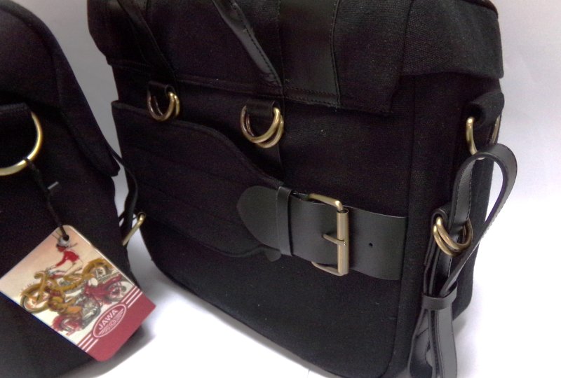 Sakwy, czarne + stelaże, Jawa 300 CL-photo4