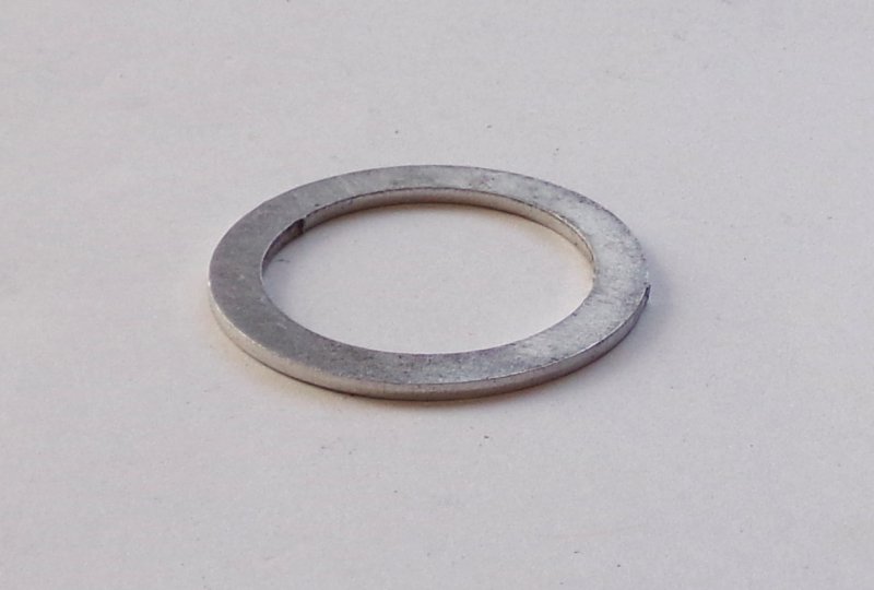 Podkładka uszczelniająca śrubę filtra oleju, 26,3x35x1,5 mm, aluminium, Jawa 500 OHC-photo2
