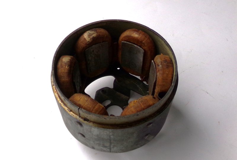 Stator prądnicy, oryginał, Jawa Perak, Ogar, Kyvacka-photo4