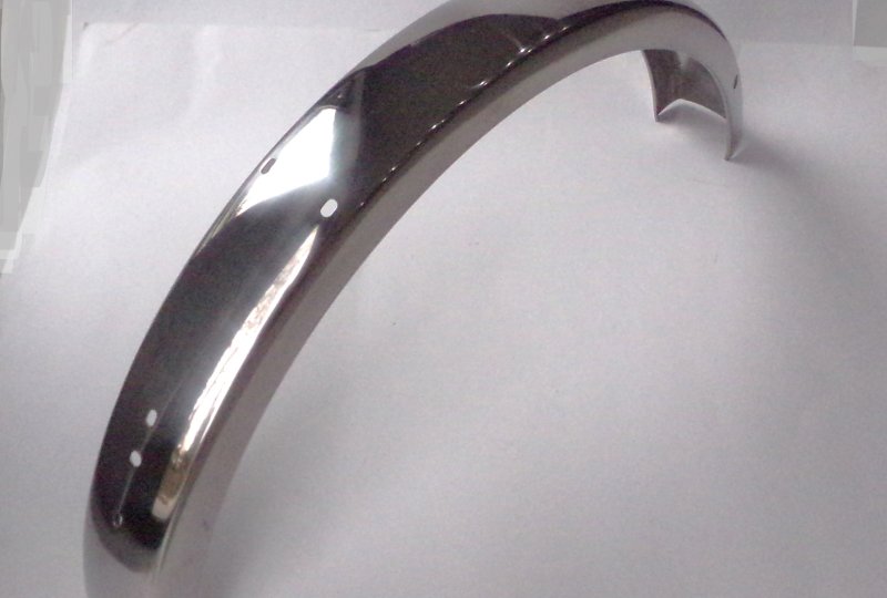 Błotnik tylny, nierdzewny/polerowany, Jawa Babetta 210-photo2