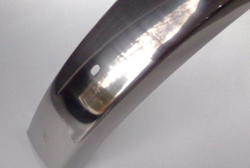 Błotnik tylny, nierdzewny/polerowany, Jawa Babetta 210-photo3