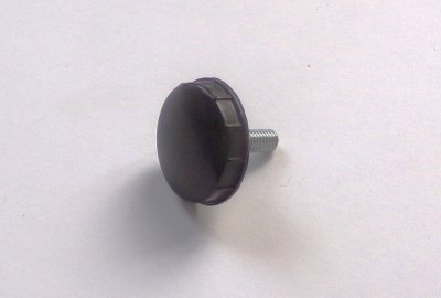 Śruba osłony przedniej, bakelit, Jawa 550/550