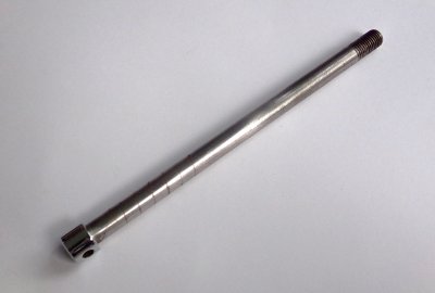 Ośka tylnego koła, 210 mm, chrom, Jawa 90