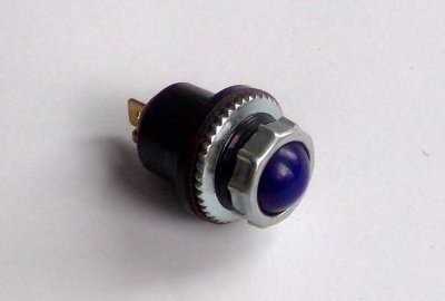 Kontrolka, jasnoniebieska, oryginał, Jawa 500 OHC