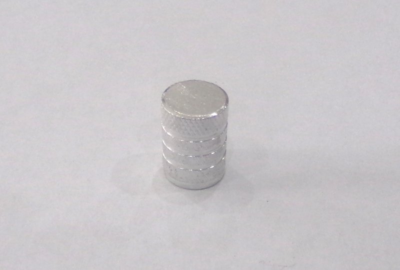 Nakrętka wentylka, aluminium, srebrna, Jawa, CZ-photo3