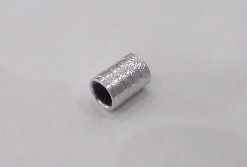 Nakrętka wentylka, aluminium, srebrna, Jawa, CZ-photo2