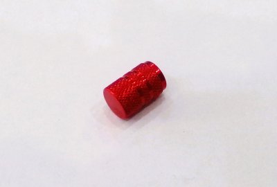 Nakrętka wentylka, aluminium, czerwona, Jawa, CZ