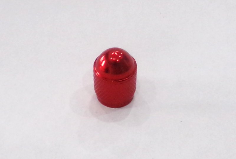 Nakrętka wentylka, aluminium, czerwona, Jawa, CZ-photo3