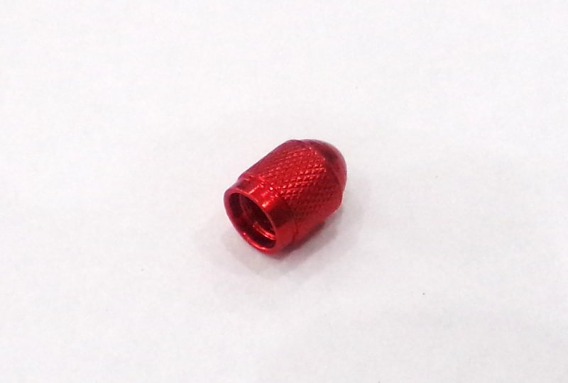 Nakrętka wentylka, aluminium, czerwona, Jawa, CZ-photo2