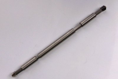 Kompletna oś stopek kierowcy, nierdzewna, CZ 175, 250 SPORT