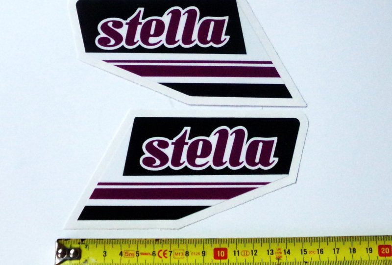 Naklejki, fioletowe, 2 sztuki, STELLA-photo2