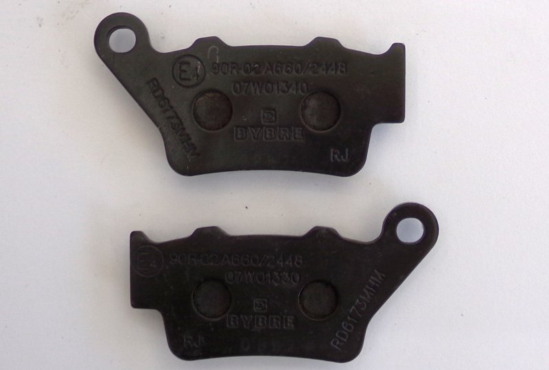 Klocki hamulcowe, tylne, komplet 2 szt, Jawa 350 CL Perak, 42 Bobber-photo2
