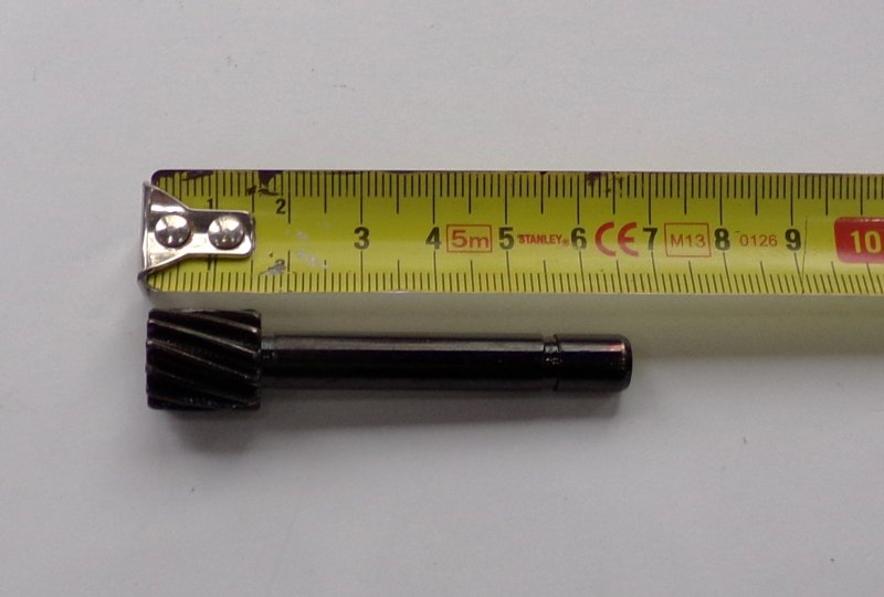 Zębatka napędu linki licznika, 12 zębów, średnica 13,70 mm, Jawa 350 Panelka, Kyvacka-photo3