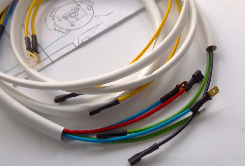 Instalacja elektryczna, kolor biały, Jawa 50 typ 20-photo2