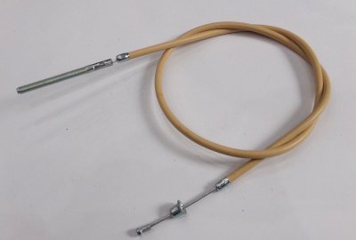 Linka tylnego hamulca, 75/89 cm, kremowa, Jawa 21-23