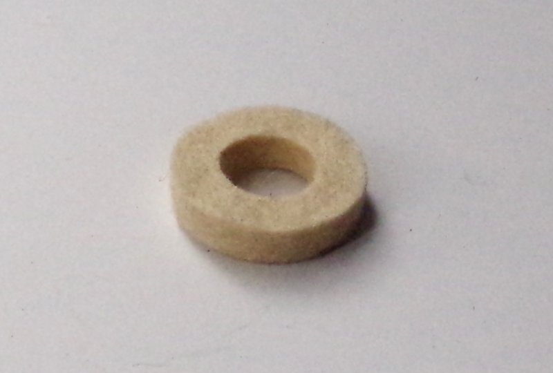 Uszczelnienie łożyska koła, filc, 26x12x5, Jawa 550-photo2