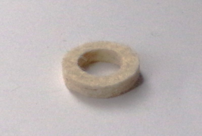 Uszczelnienie pierścienia łożyska koła, filc, 27x16x6, Jawa Babetta-photo2
