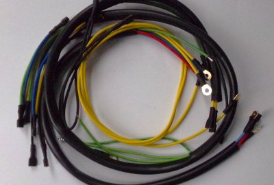 Instalacja elektryczna, kolor czarny, Jawa 50 typ 23 MUSTANG