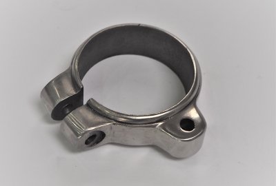 Uchwyt mocowania szyby na amortyzator, nierdzewny, Jawa, CZ