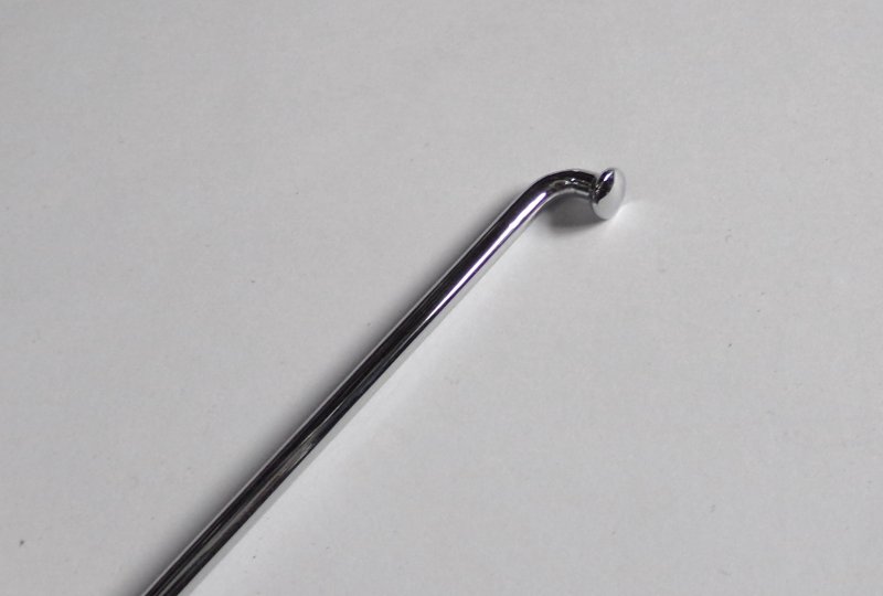 Szprycha M4-180, chrom + nypel M4-16, chrom, Jawa Special, Duplex Block-photo2
