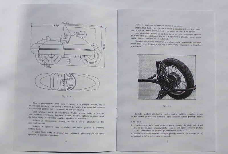 VELOREX 560 sidecar - J.CZESKI, format A5, 11 stron-photo3