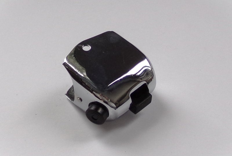 Przełącznik świateł z otworem na kabel, chrom, Jawa, CZ-photo3