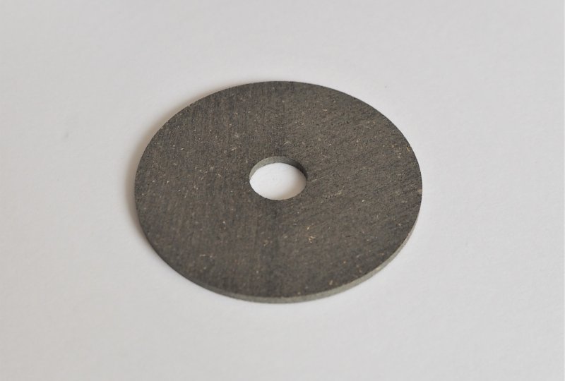 Podkładka cierna, dolnego wahacza przedniego zawieszenia, 60 x 12,1 x 2 mm, Jawa Special, Villiers-photo2