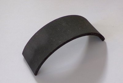 Okładzina szczęki hamulcowej, 130x4x36 mm, Jawa, CZ 175
