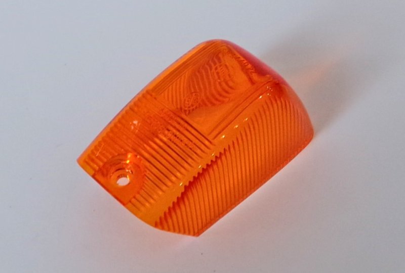 Klosz kierunkowskazu osłon bocznych, pomarańczowy, plastik, Jawa, CZ-photo2