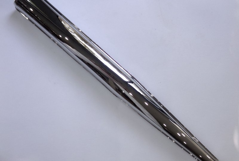 Tłumik wydechu, chrom, Jawa 90 Roadster-photo2