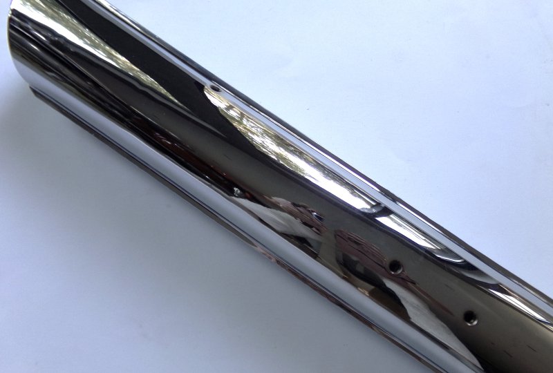 Tłumik wydechu, chrom, Jawa 90 Roadster-photo6