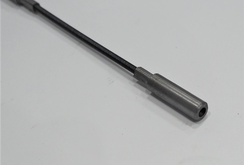 Napęd licznika, 11 zębów, długość 178mm, średnica 8mm, Jawa 250 Perak, Kyvacka, Panelka-photo3