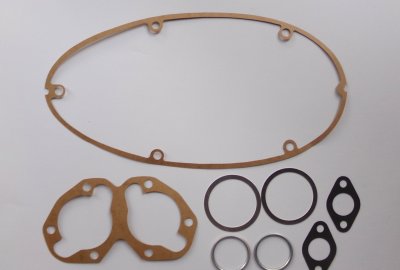 Komplet uszczelek silnika, 0,3 mm, preszpan, Jawa 350 Panelka typ 360