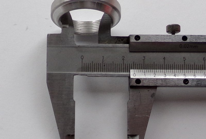 Nakrętka do stacyjki zapłonu BOSCH, aluminium, Jawa, CZ-photo3