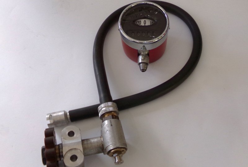 Licznik 0-120 km/h z napędem, Jawa 175 Villiers-photo3