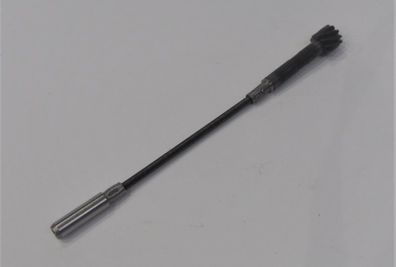 Napęd licznika, 10 zębów, długość 177mm, średnica 8mm, Jawa 250 Perak, OHC-photo2
