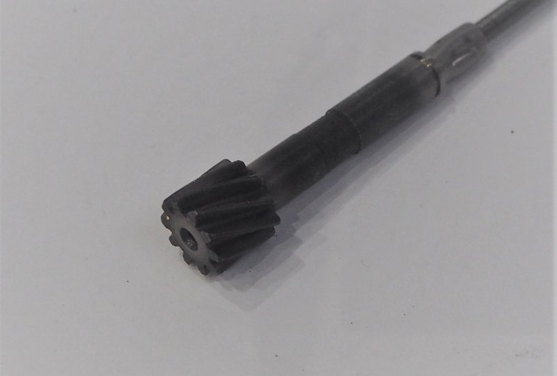 Napęd licznika, 10 zębów, długość 177mm, średnica 8mm, Jawa 250 Perak, OHC-photo3