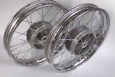 Koła - komplet, przednie, tylne, Jawa 350/634, 638, CZ 350/472