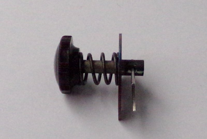 Śruba regulacyjna klosza lampy, tworzywo, komplet, Jawa Perak, Kyvacka, OHC-photo3