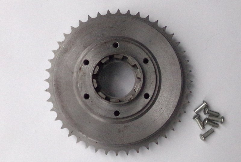 Bęben z zębatką koła 44z, bez obróbki powierzchniowej, Jawa-CZ 351/352-photo1