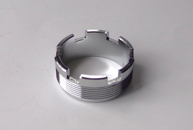 Nakrętka kolanka wydechu, chrom, Jawa 350/634-photo1