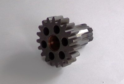 Zębatka zdawcza skrzyni biegów, 19z., Jawa 250/350 Perak, Kyvacka, Panelka