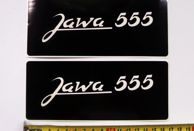 Naklejki, 2 szt, Jawa 555, szablon do malowania-photo2